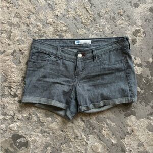 Levi’s Navy and White Striped Shorts with Red Detailing, Like New Condition